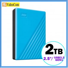 WD My Passport 2TB (藍色) WDBYVG0020BBL - 2.5" USB3.2 GEN1 可攜式外置式硬碟  803WDBYVG0020BBL-V02